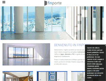 Tablet Screenshot of porte-serramentifinporte.com